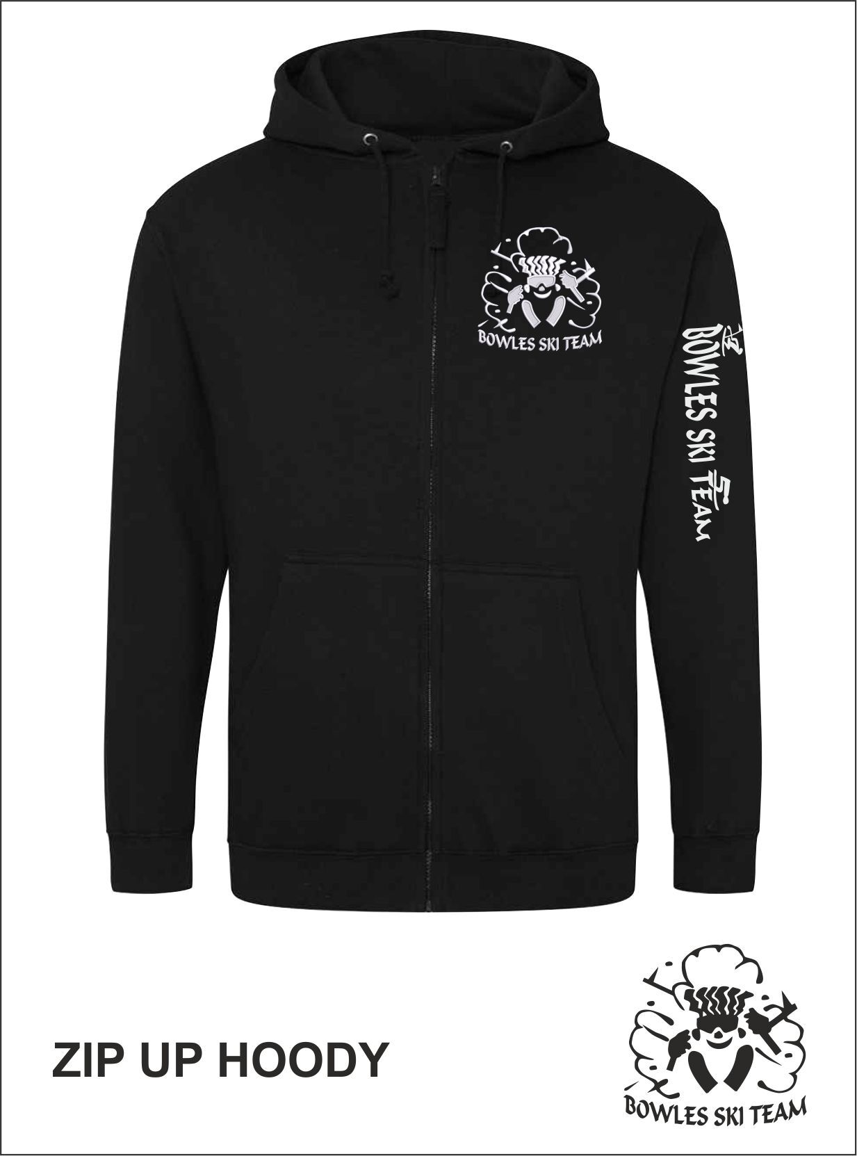 Zip Up Hoody Front