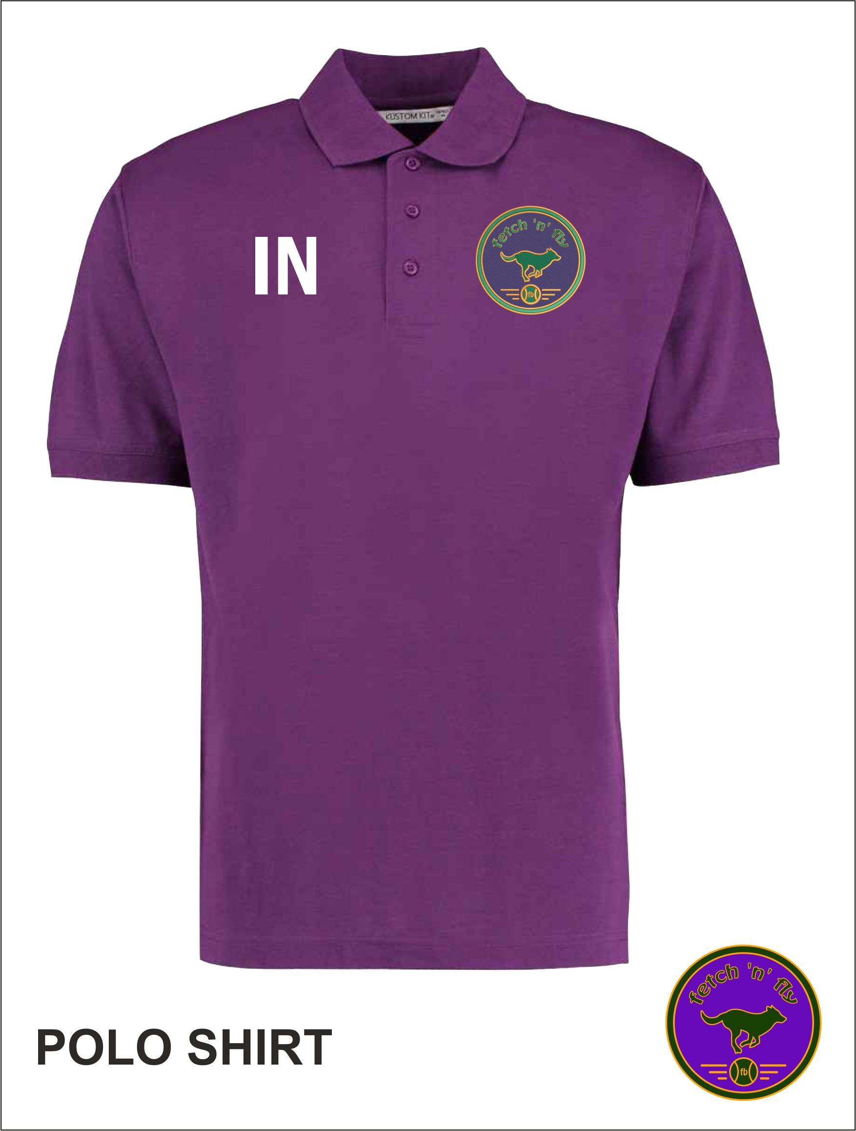 Polo Shirt Purple Front