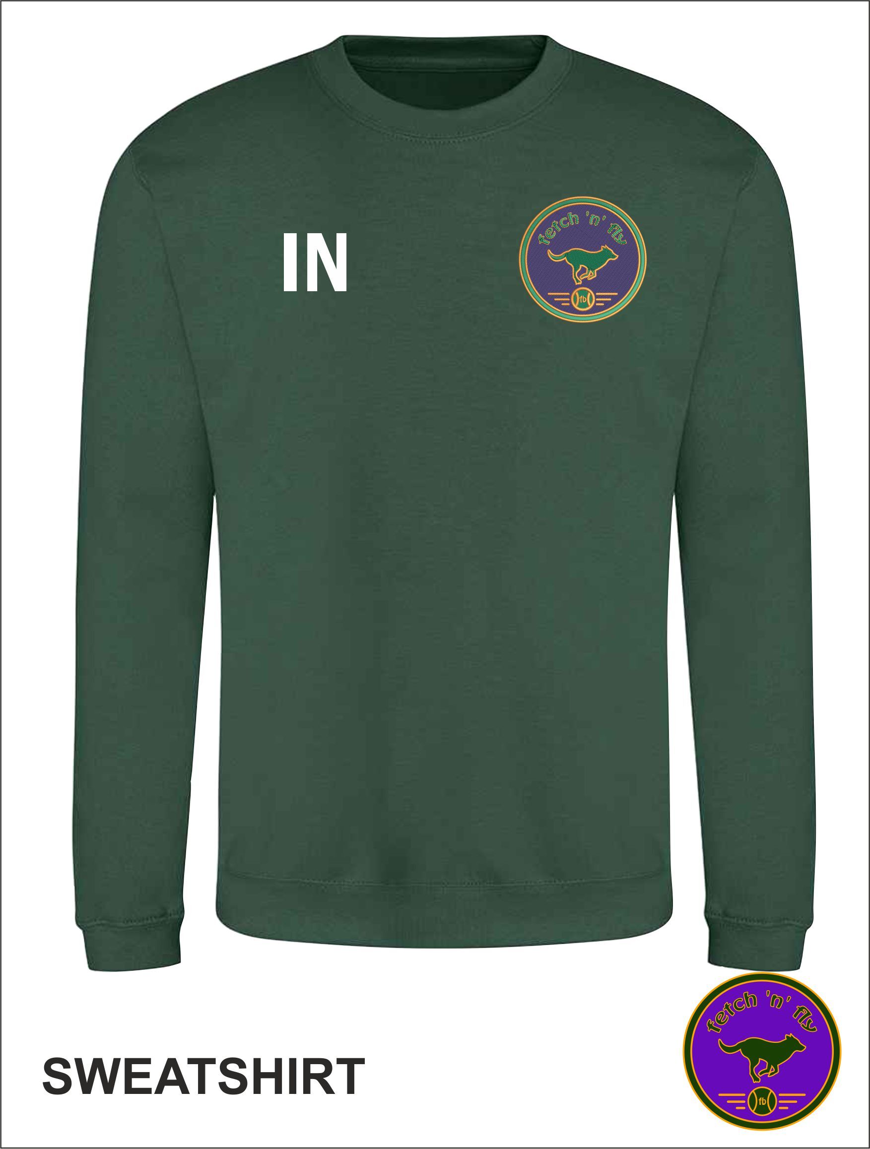 Sweatshirt Bottle Green Front