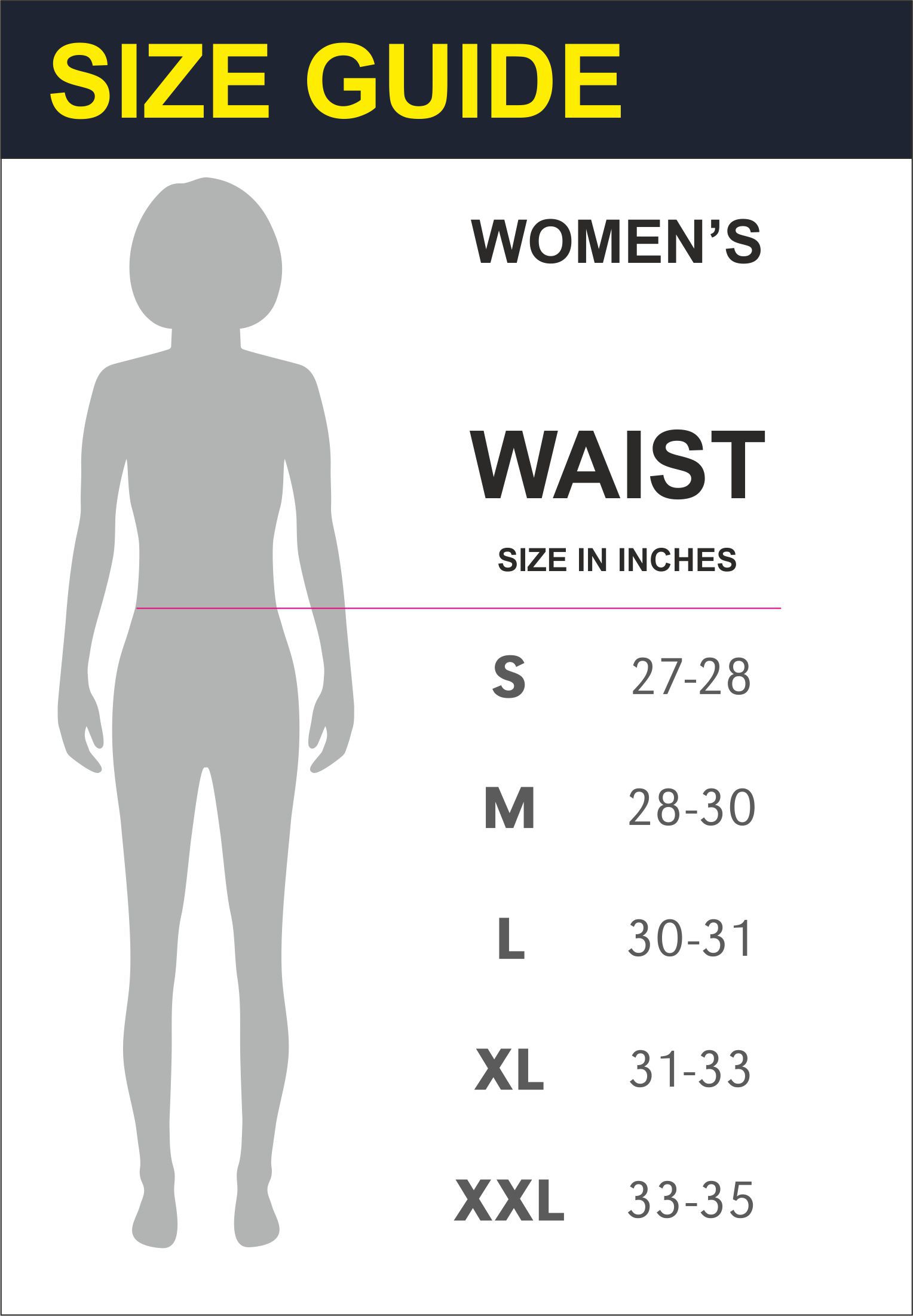 Girls Waist Size Chart My XXX Hot Girl