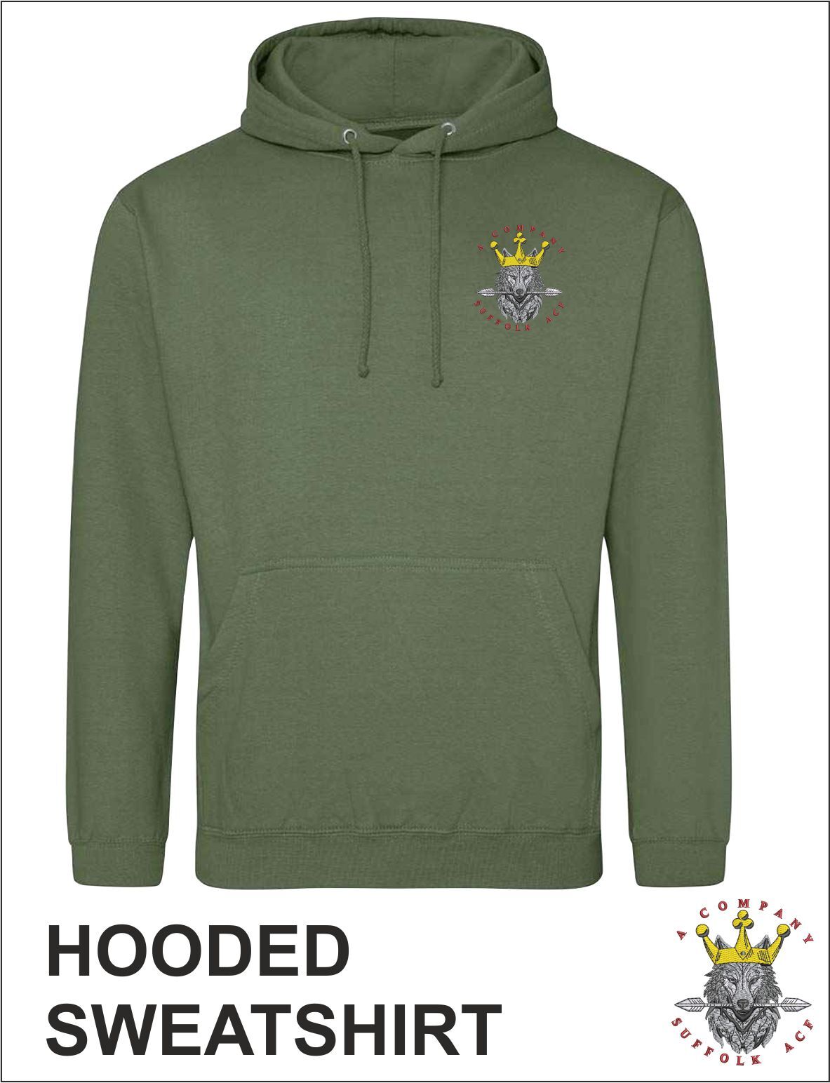 Hoody Earthy Green