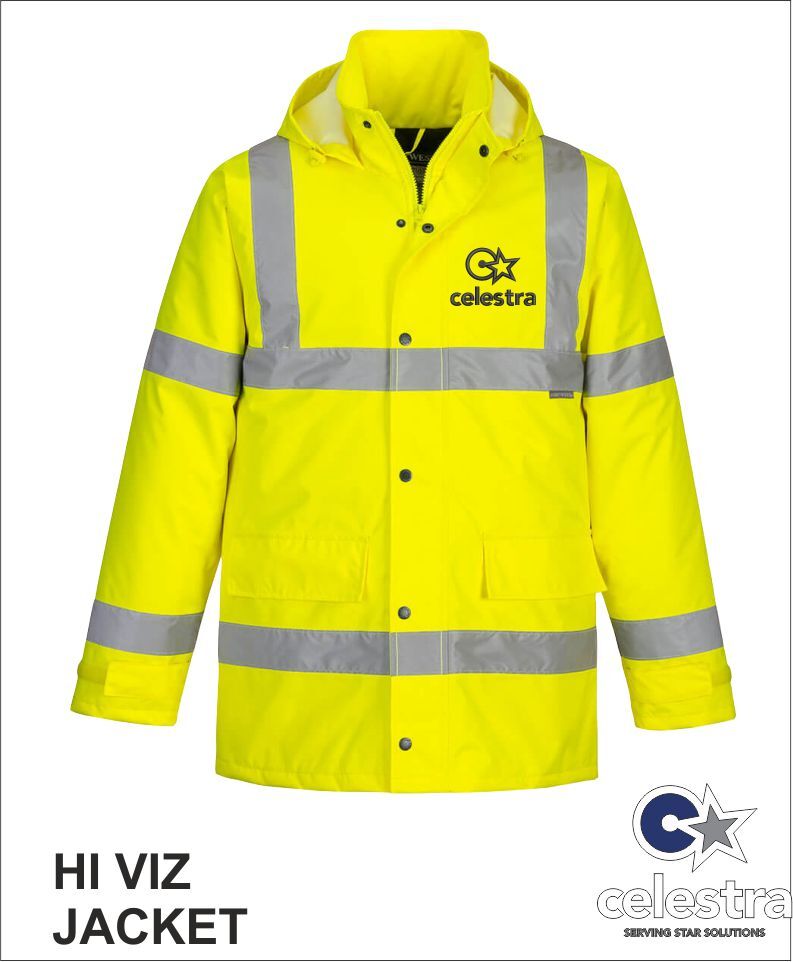 Hi Viz Coat Front