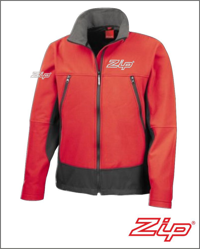 Softshell Red Jacket (zip) Warehouse Issue Only | Birds of Dereham