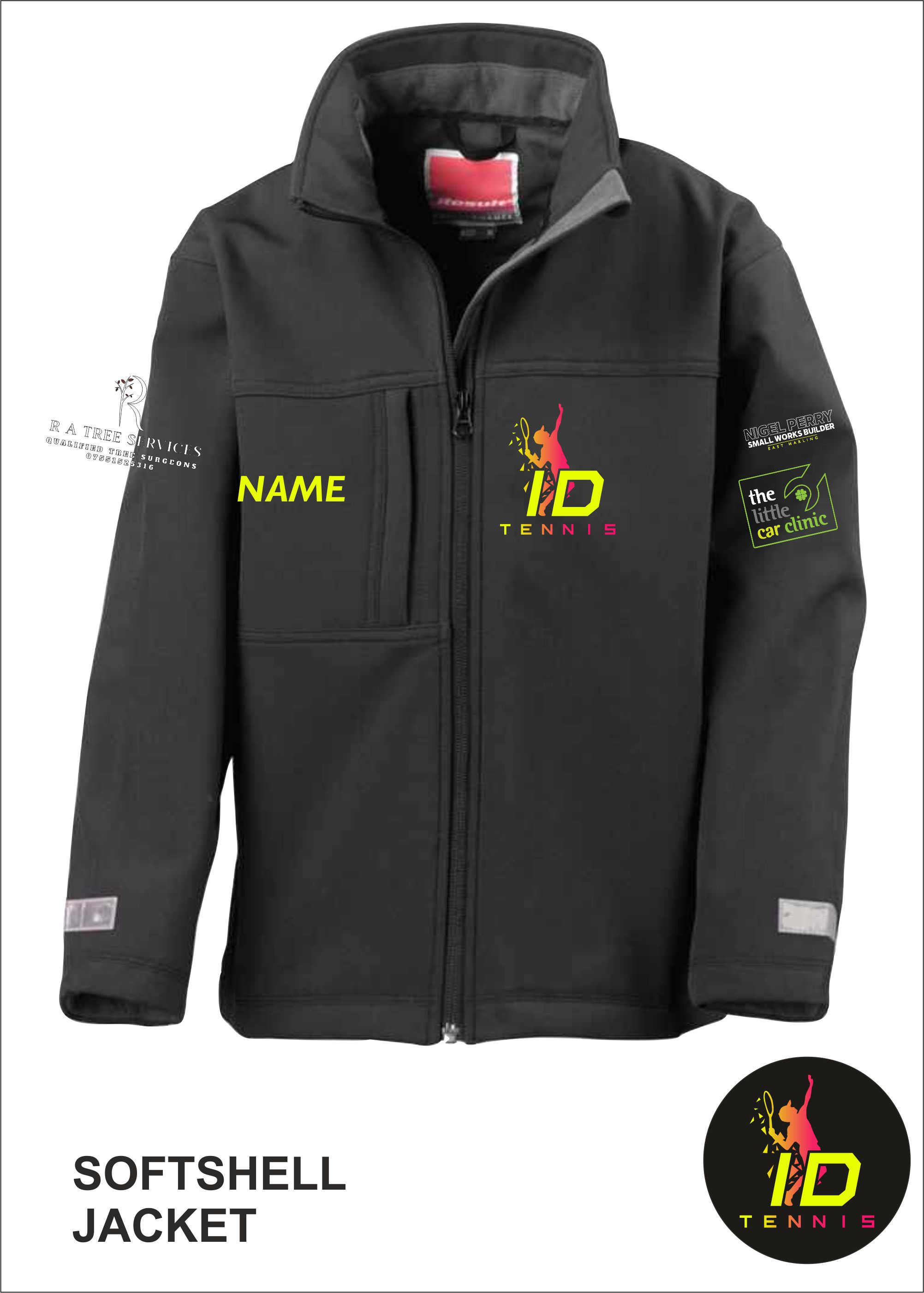 Junior Softshell Jacket Front