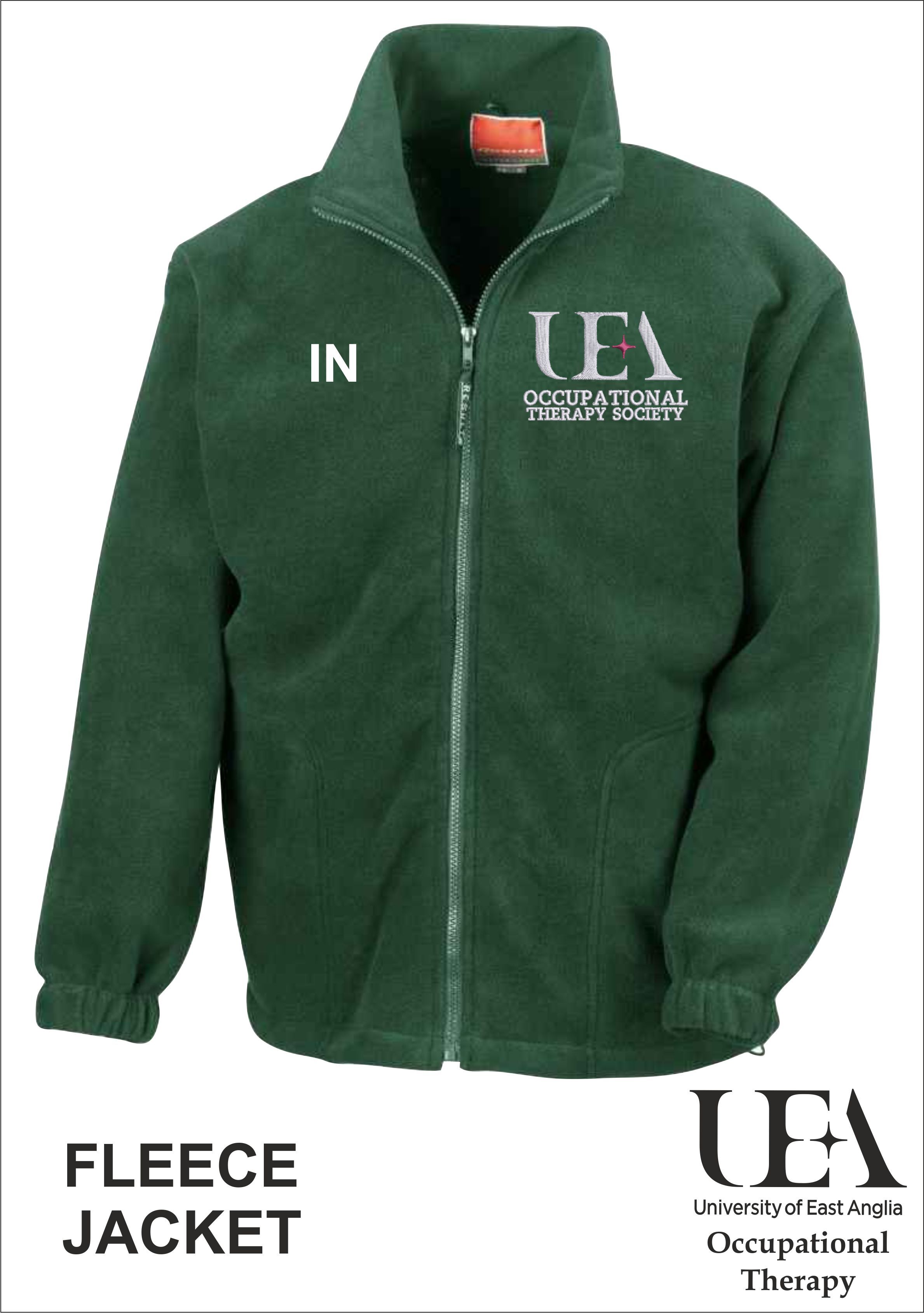 Uea Occupational Therapy Society Fleece Jacket