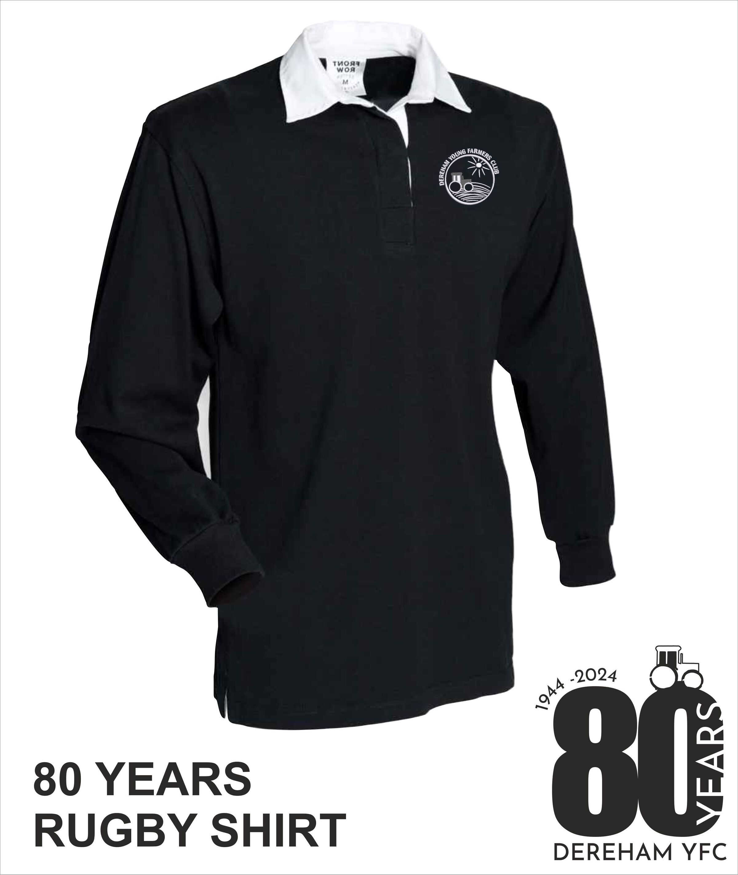 80 Years Rugby Shirt Front