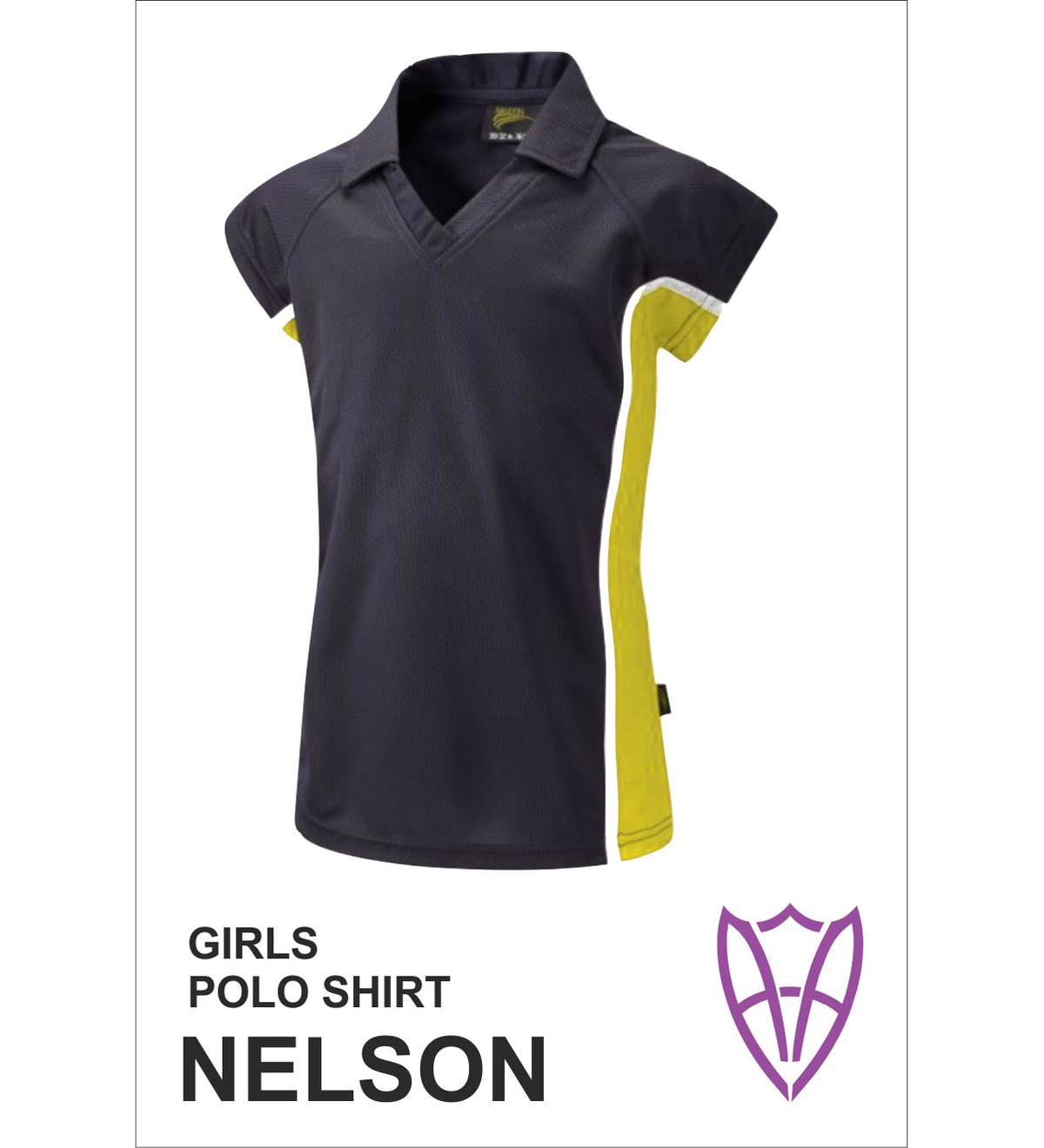 girls yellow polo