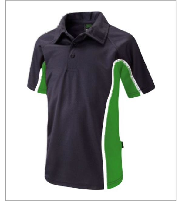 Lime green and black polo shirt best sale